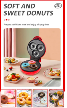 Miniatura 2 de Combo mini waflera + mini dona wd-1